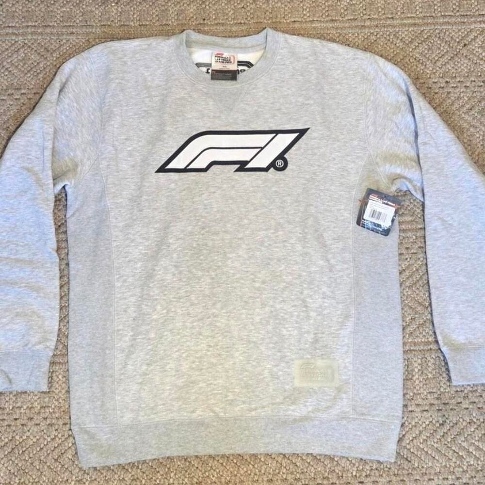 F1 Las Vegas Grand Prix Crewneck Sweatshirt XL Gray 2024 NWT